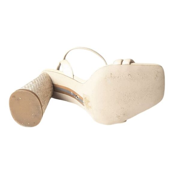 SAM EDELMAN Kia Strappy Tan Leather Sandals Size 8.5M - Picture 7 of 8